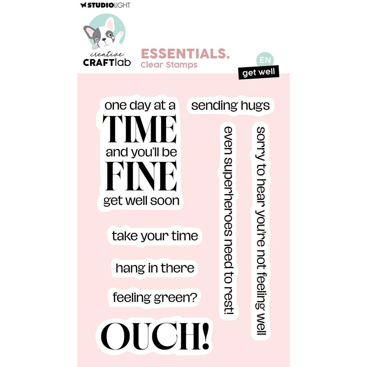 Creative Craftlab • Essentials Clear Stamp Gute Besserung