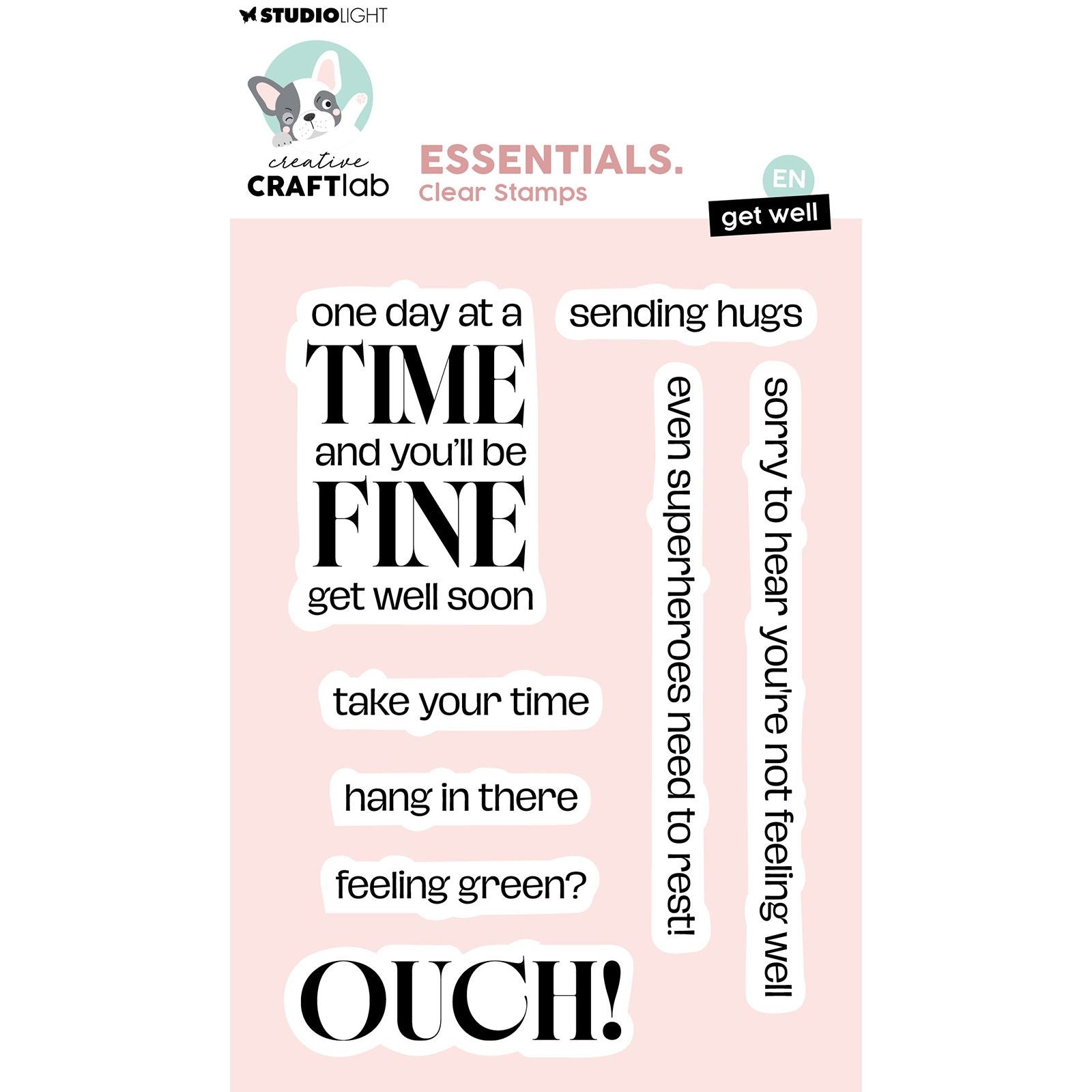 Creative Craftlab • Essentials Clear Stamp Gute Besserung