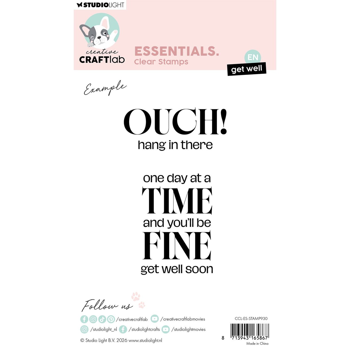 Creative Craftlab • Essentials Clear Stamp Gute Besserung