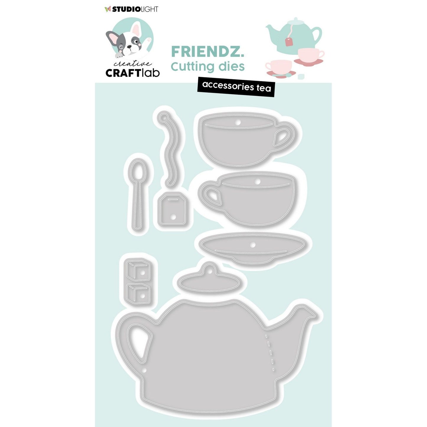 Creative Craftlab • Friendsz-Schneideschablone, Zubehör, Tee