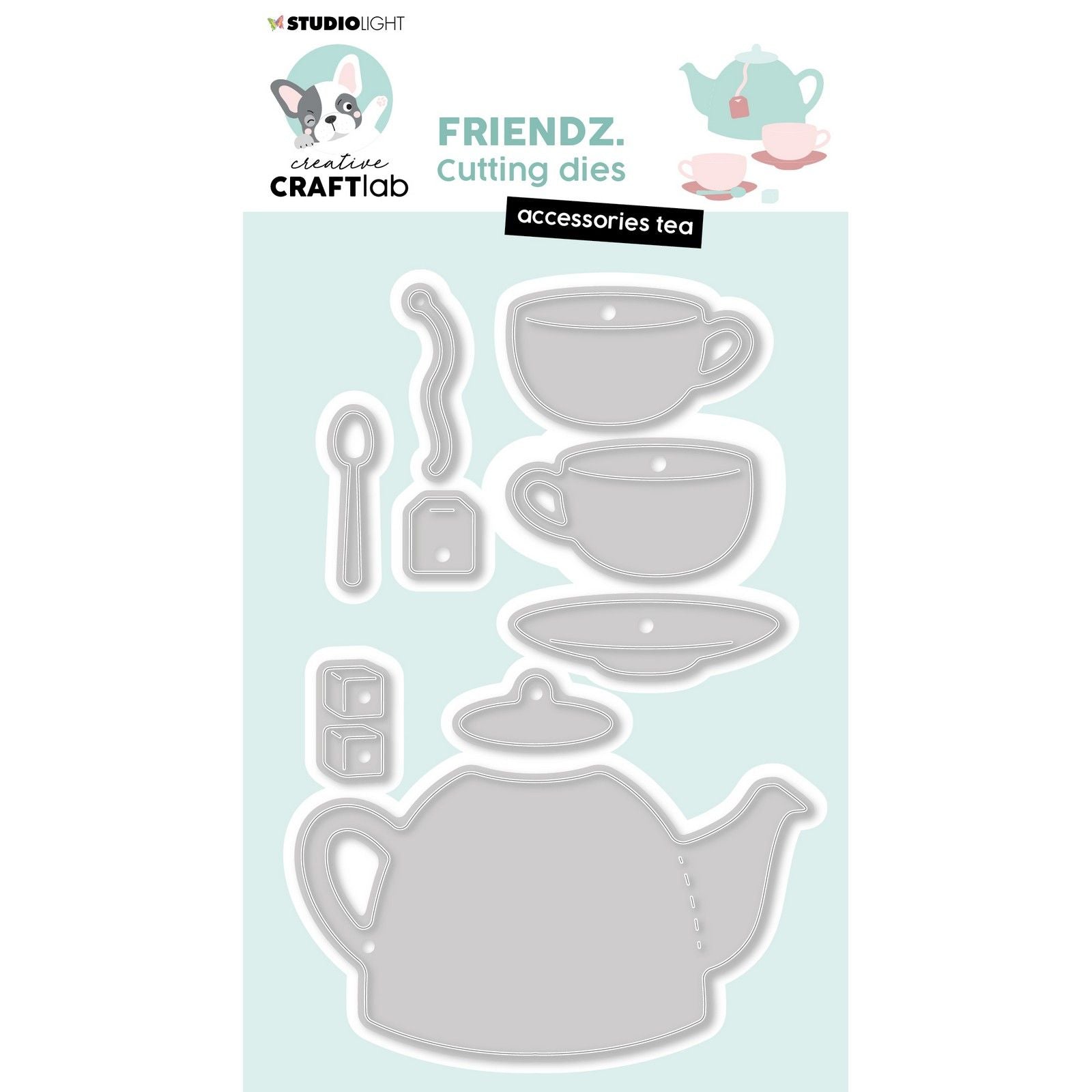 Creative Craftlab • Friendsz-Schneideschablone, Zubehör, Tee