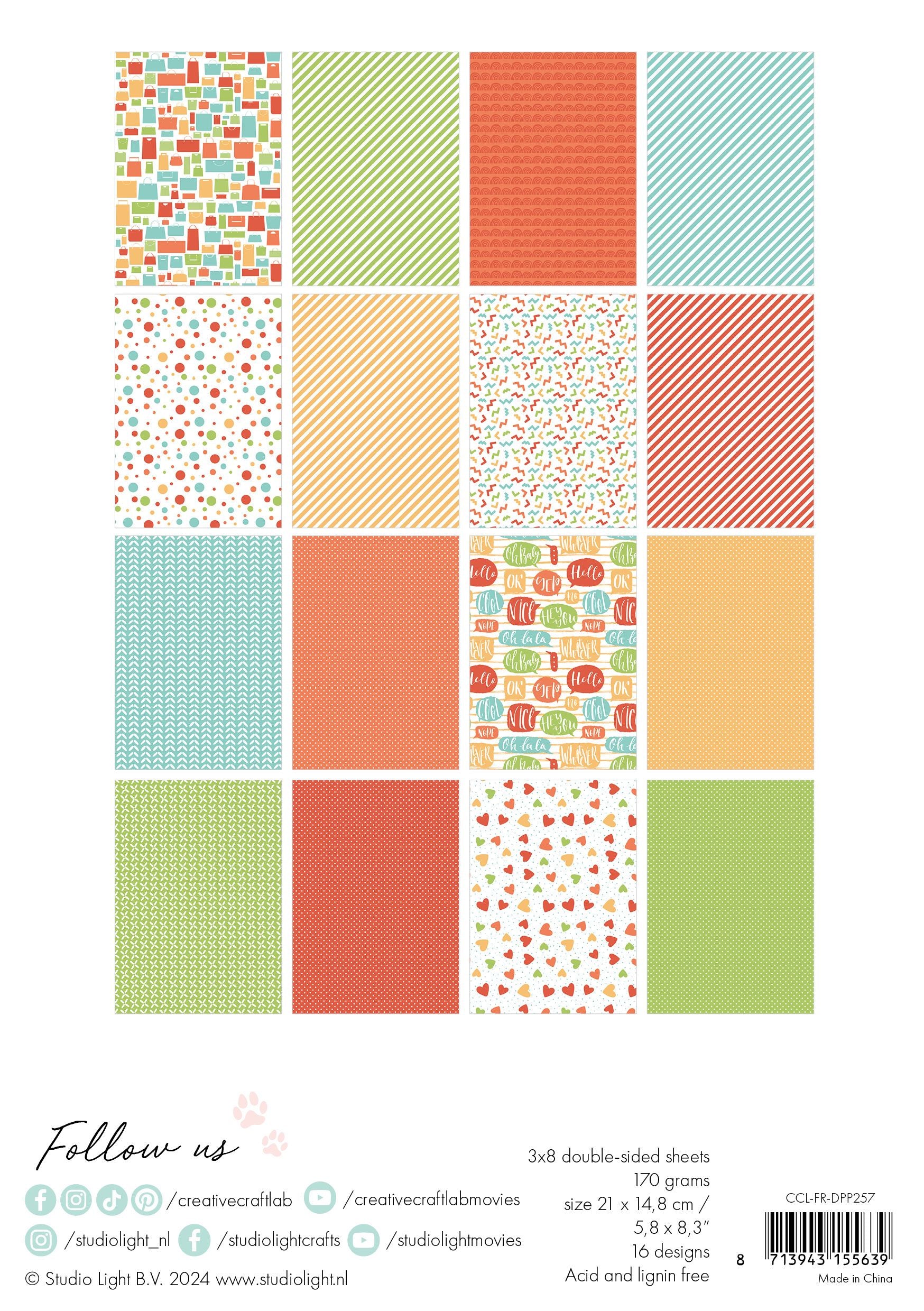 Studio Light Creative Craftlab • Friendz Design Papierblock Shop bis zum Umfallen