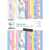 Creative Craftlab • Friendsz Designer-Papierblock, sprudelnd - afbeelding 1