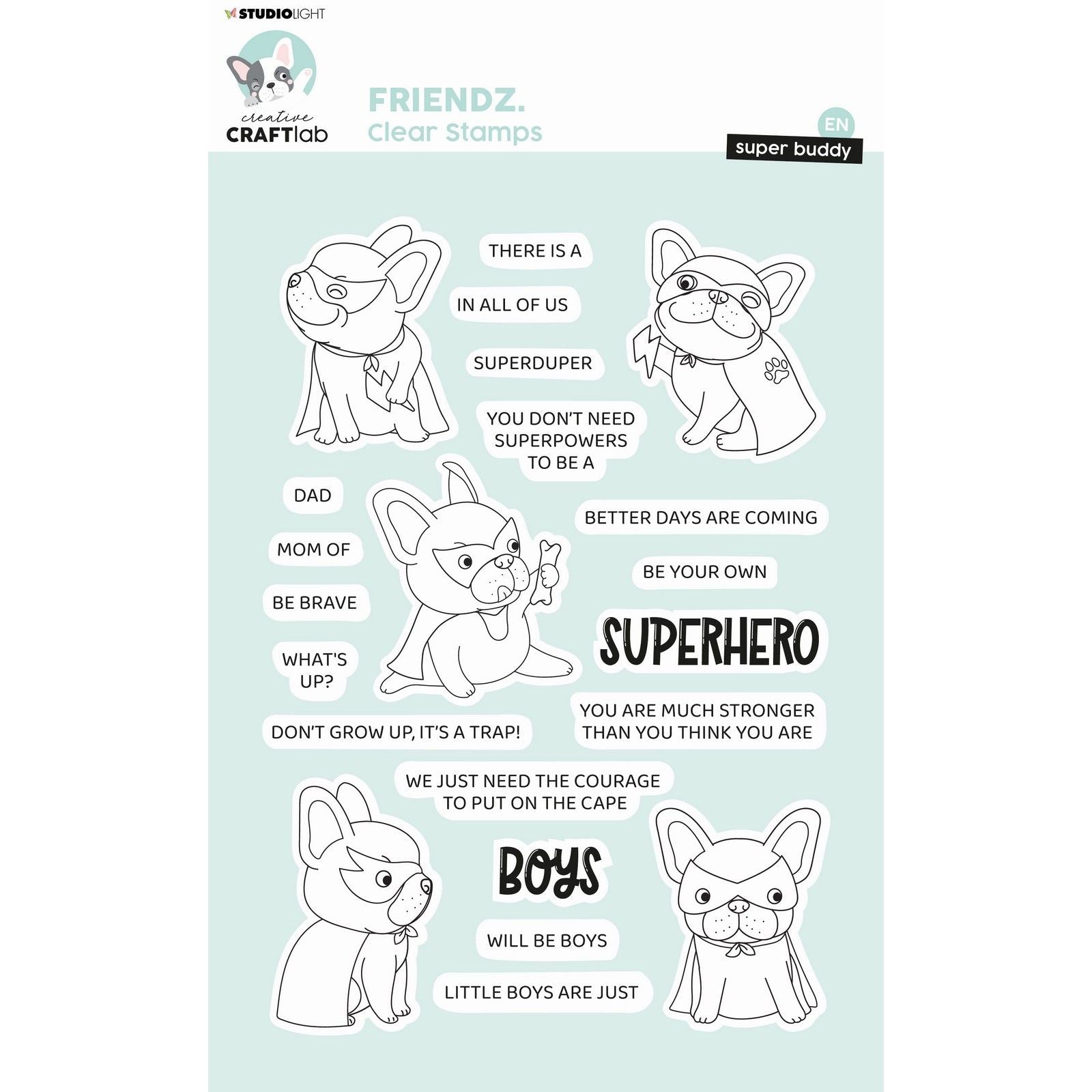 Creative Craftlab • Friendsz Clear Stamp Superheld Buddy
