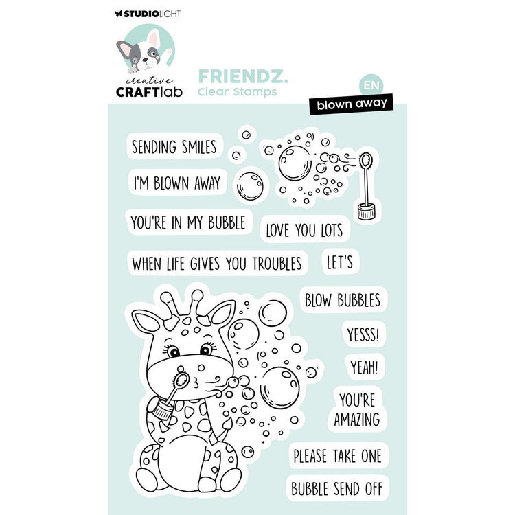 Creative Craftlab • Friendsz Clear Stamp weggeblasen
