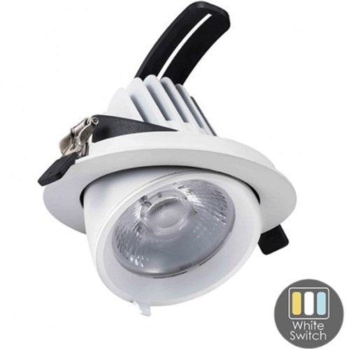 Cct LED-Downlight weiß 30w Bananenmodell 45gr. Tri-Weiß – LED2380