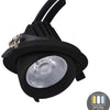 Cct LED Downlight schwarz 30w Bananenmodell 45gr. tri weiß - led2385