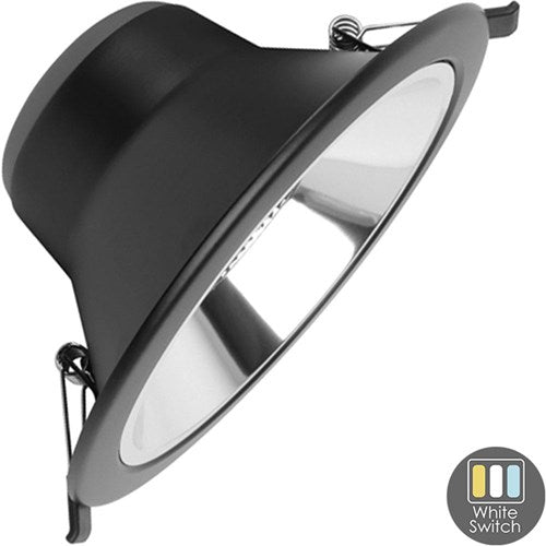 CCT-LED-Downlight mit schwarzem Reflektor, 20 W, dreifach weiß, dimmbar – LED2522