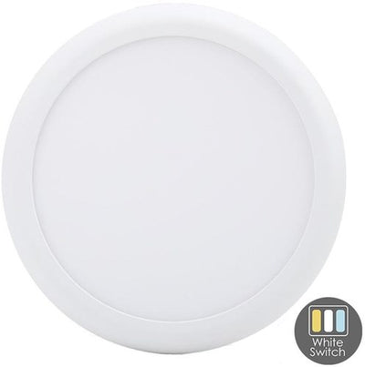 CCT-LED-Panel-Downlight weiß 12–18 W, dreifach weiß, IP44 – LED2540