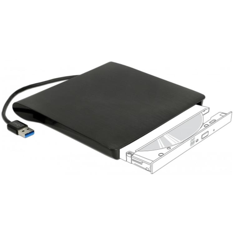 Delock External Housing für 5,25 Ultra-schlanker Sata-Schij