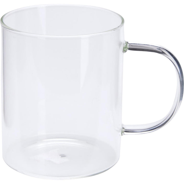 Kaffee-Tee-Glas mit Henkel