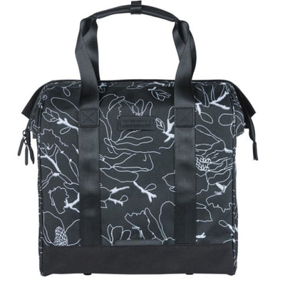 Basil Fahrradshopper Grand Flower Mik 23l 12 x 35 x 35 cm – Schwarz
