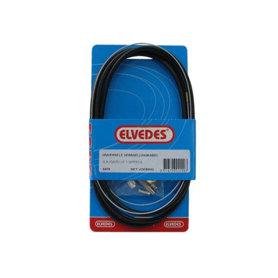 Schaltzugsatz Elvedes 1700 2250 mm universal Sturmey Archer verzinkt - schwarz (auf Karte)