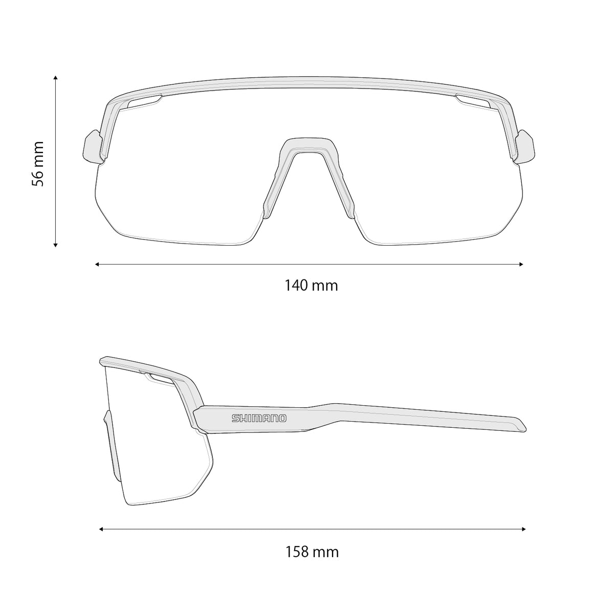 Shimano Technium L Photochromic – Sportbrille