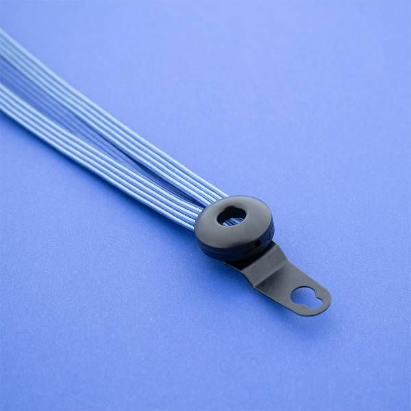 Qibbel Widk Snelbinder Explorer 20 Schwarze Klammern Blau Weiß