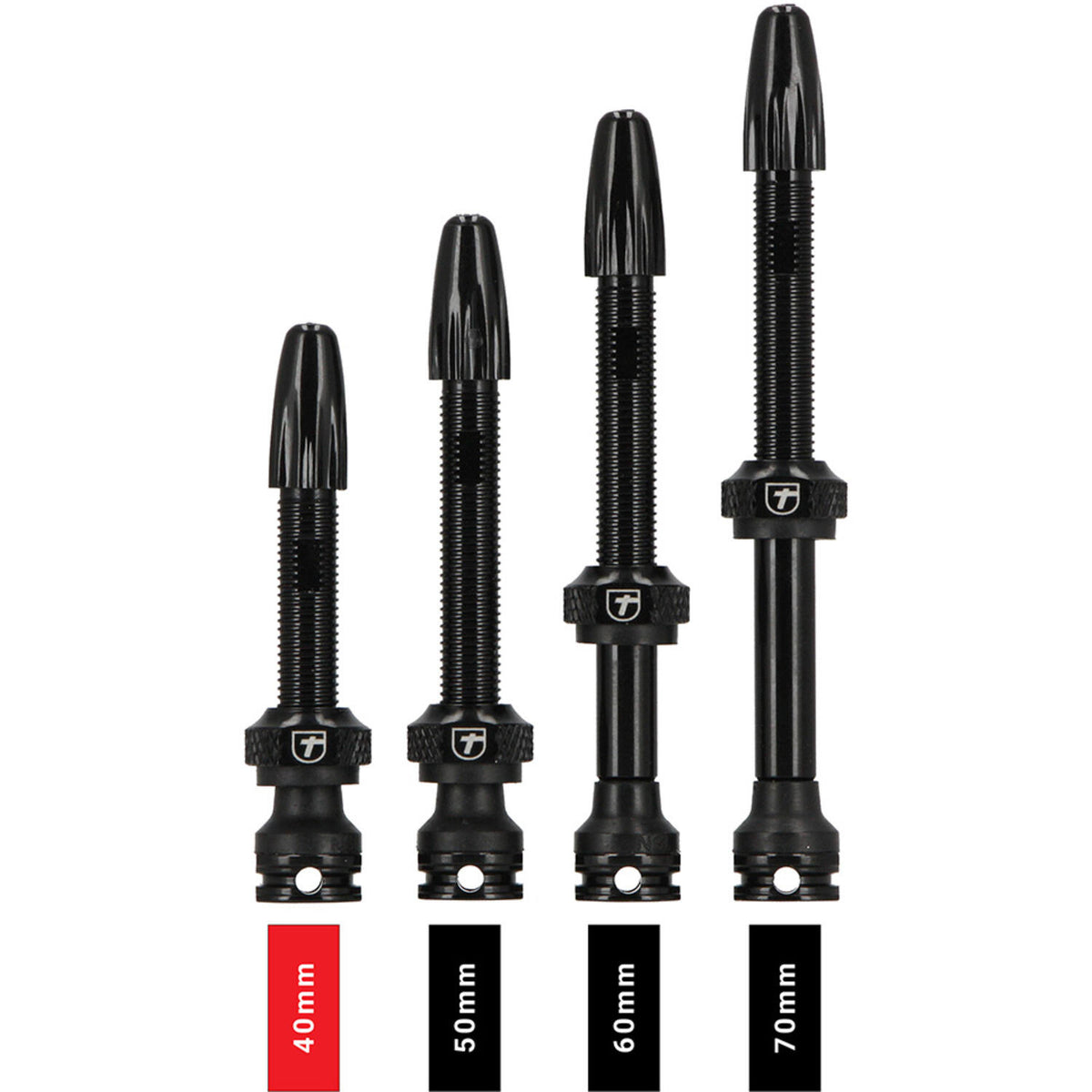 Trivio - Tubeless-Ventil schwarz fvt