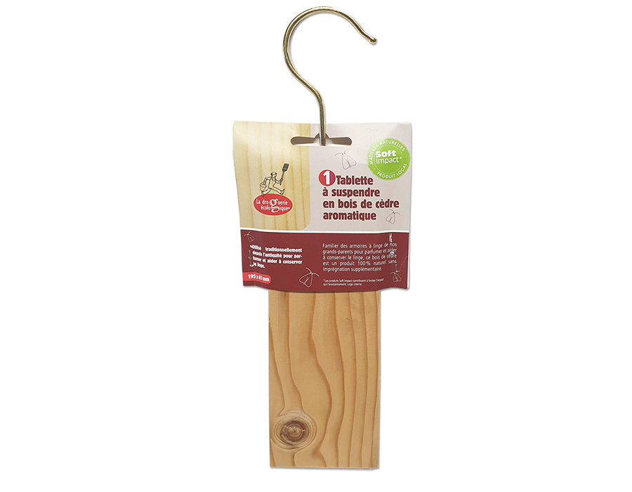 La Droguerie Ecologique Garderobenduftbügel Cedar Hout