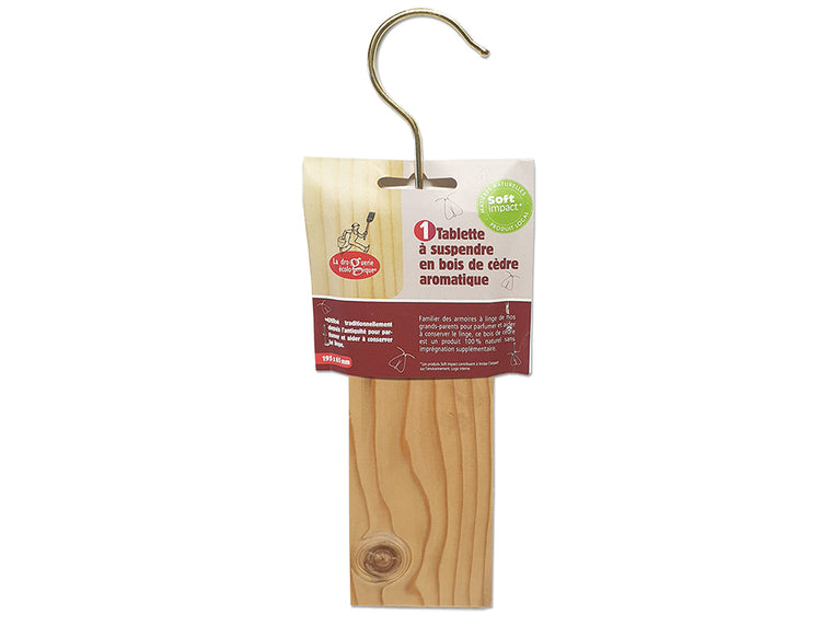 La Droguerie Ecologique Garderobenduftbügel Cedar Hout