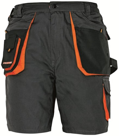 Cerva crv emerton kurze Arbeitshose 03100003 | Farbe schwarz orange | Größe 54 - 00.200.001.54