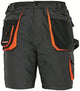 Cerva crv emerton kurze Arbeitshose 03100003 | Farbe schwarz orange | Größe 54 - 00.200.001.54