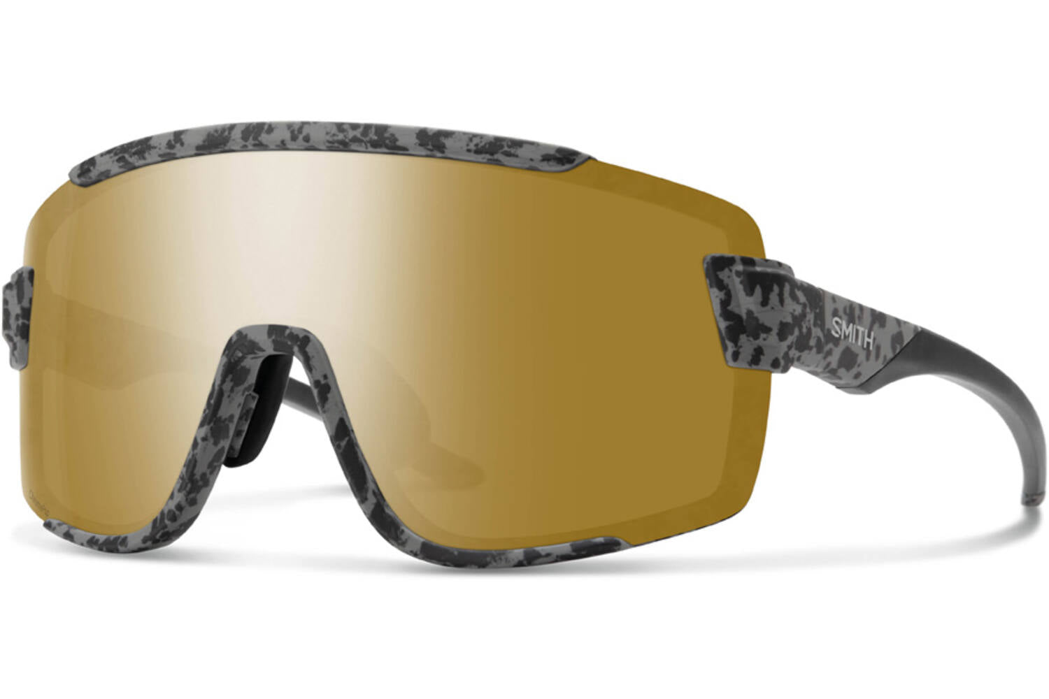 Smith Bril Wildcat Mattgrau Marmor Chromapop polarisierter Bronzespiegel