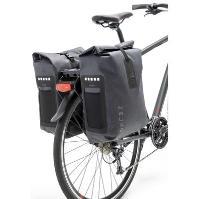 Neu Looxs Fahrradtasche doppelt Varo wasserdicht grau