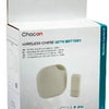 Chacon Funk-Türklingel-Set 100 m Design weiß + Blitz – 8415021