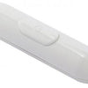 Chacon Schnurschalter rundes Design weiß 2a - 7401100