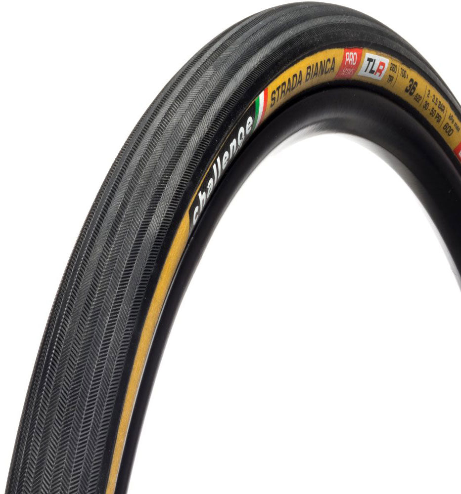 Herausforderung - Strada Bianca Pro ot TLR 700x36c Black Braun