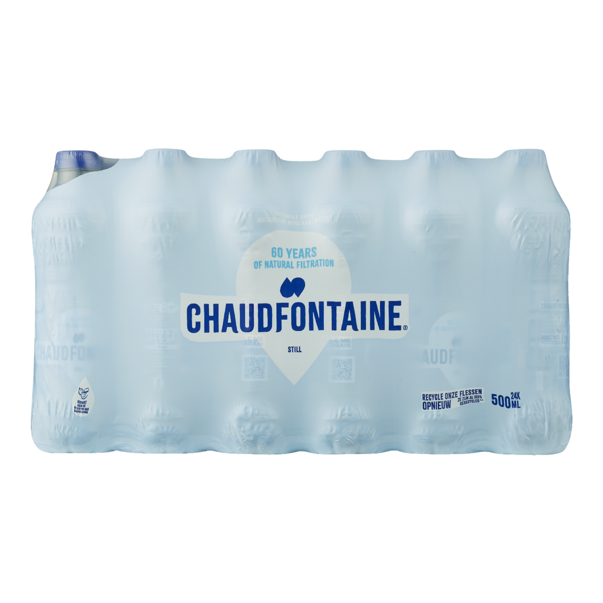 Chaudfontaine Destillierkolben (blau) Verschluss (24x 50cl)