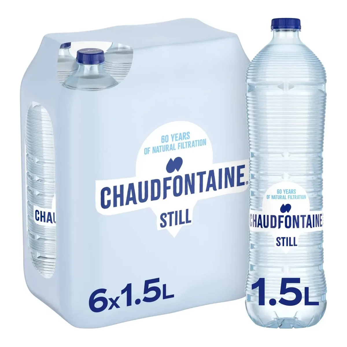 Chaudfontaine Destille blauer Verschluss (6x 1,5 Liter)