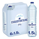 Chaudfontaine Destille blauer Verschluss (6x 1,5 Liter)