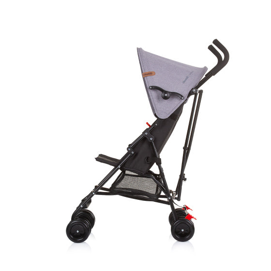 Chipolino Amaya faltbar plooibuggy buggy leinen grau schwarz schwarz