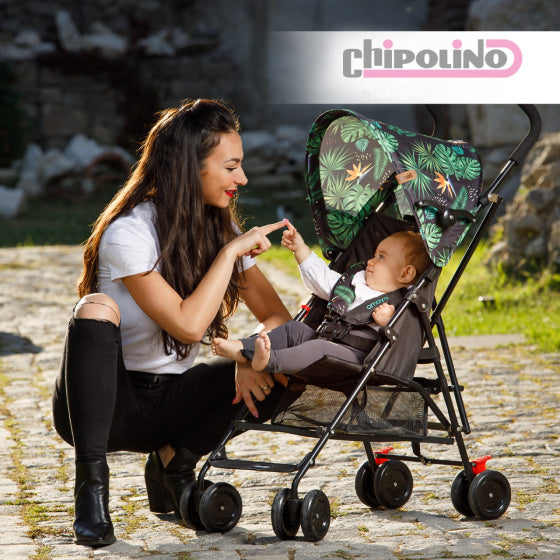 Chipolino Amaya faltbar plooibuggy buggy grün schwarz schwarz