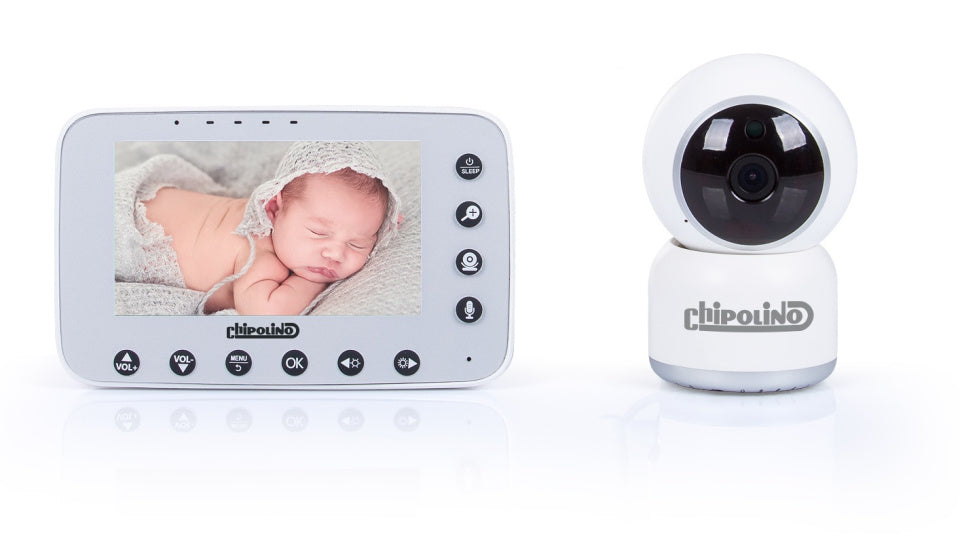 Chipolino Atlas Babyfoon mit Kamera 4.3 LCD-Display-Babymonitor