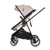 Chipolino Aura faltbar 3-in-1-Kinderwagen mit Windelbeutel Macadamia Beige Zwart