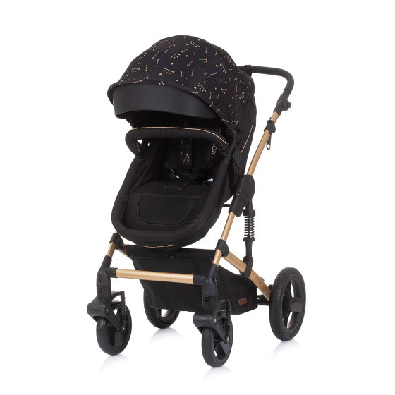 Chipolino-Kamera faltbarer Kinderwagen 3-in-1 mit Windelbeutelbraun braun