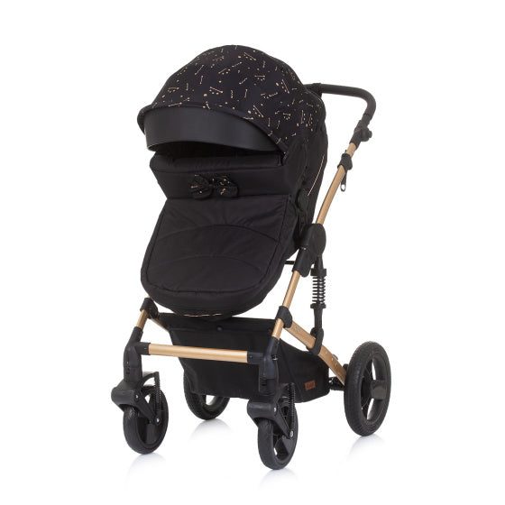 Chipolino-Kamera faltbarer Kinderwagen 3-in-1 mit Windelbeutelbraun braun