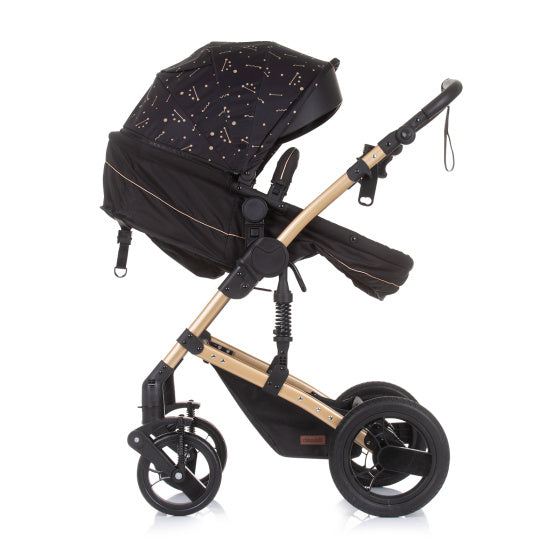 Chipolino-Kamera faltbarer Kinderwagen 3-in-1 mit Windelbeutelbraun braun