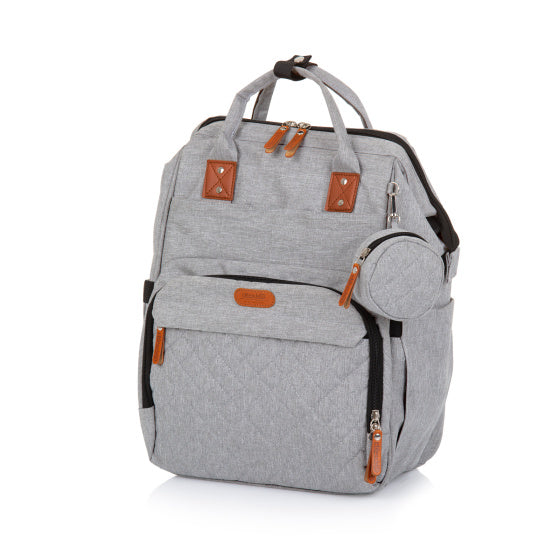 Chipolino -Rucksackwickeltasche mit zusätzlich viel Stauraum Aschegrau