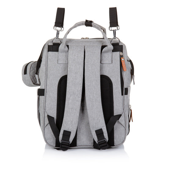 Chipolino -Rucksackwickeltasche mit zusätzlich viel Stauraum Aschegrau