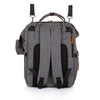 Chipolino -Rucksackwickeltasche mit zusätzlichem Speicherplatz Granitgrau