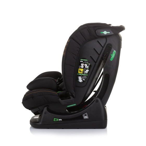 Chipolino Aviato Autositz I-Größe 40-150 cm Gruppe 0+, 1, 2 und 3 Obsidian Schwarz
