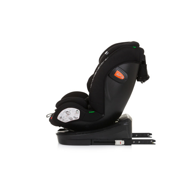 Chipolino-Autositz i-Größe 40-150 cm ISOFIX 360 ° Obsidian Schwarz