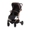 Chipolino Combo faltbare Buggy mit Fußabdeckung Obsidian Gold Schwarz
