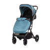 Chipolino Combo faltbare Buggy mit Fußabdeckung blaugrüne türkisschwarz