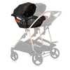Chipolino Duo Autositz 40-87 cm Gruppe 0+ Obsidian Blätter schwarz