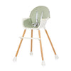 Chipolino Rio 2-in-1 Hochstuhl mit Ess-Seiten-Sitzkissen Aloe Green White