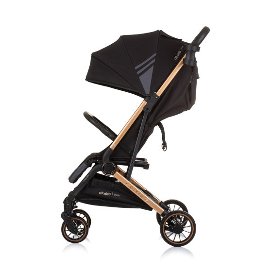 Chipolino Pixie Foldable Buggy Obsidian Gold Schwarz
