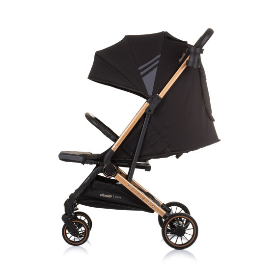 Chipolino Pixie Foldable Buggy Obsidian Gold Schwarz